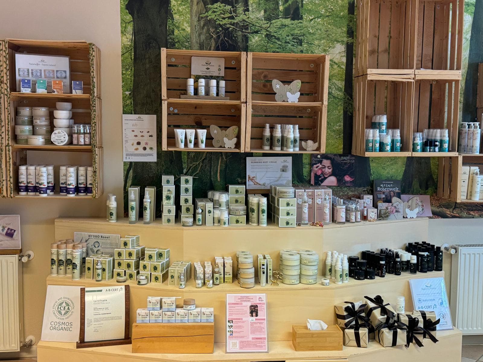 Maitreya Natura Showroom in Nals, Südtirol