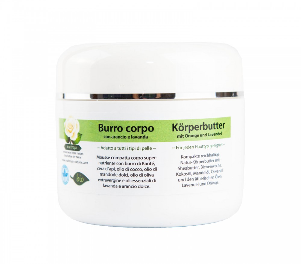 Vendita online: Burro corpo con arancio e lavanda Vendita online: Burro corpo con arancio e lavanda