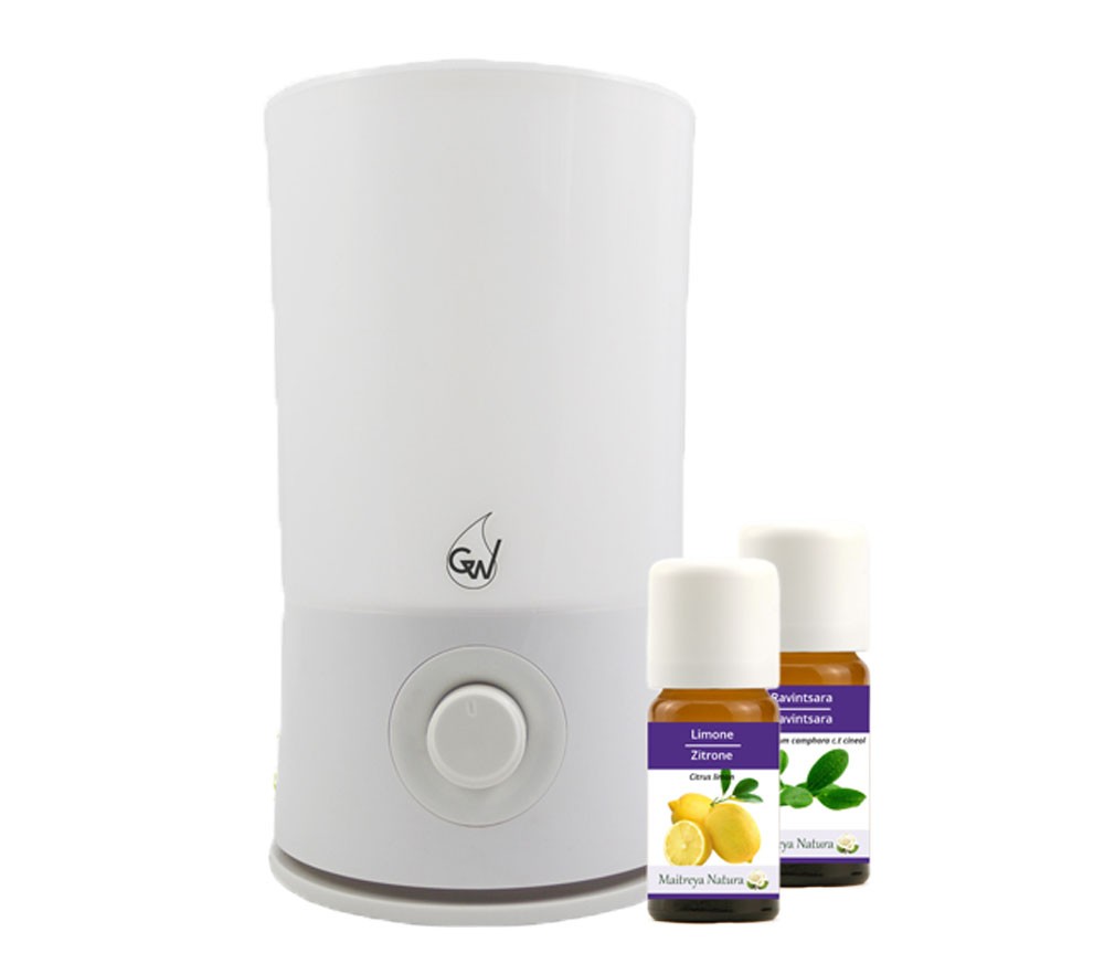 Online kaufen: Diffuser BIG mit ätherischem Öl Ravintsara und Zitrone Online kaufen: Diffuser BIG mit ätherischem Öl Ravintsara und Zitrone