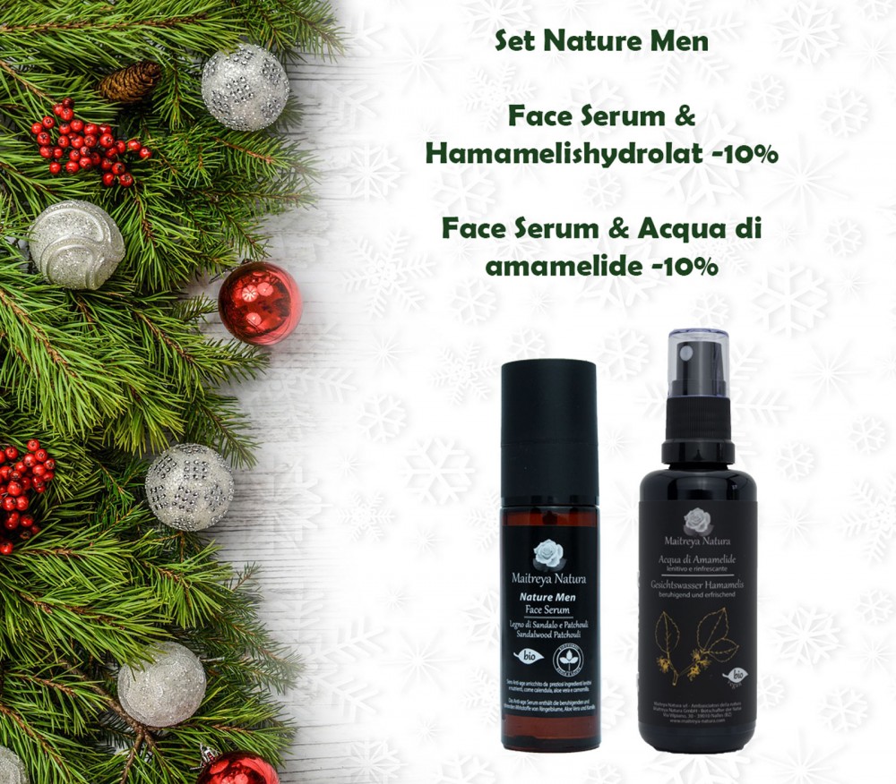 Vendita online: Finestrina 12 - Set Nature Men Face Serum & Acqua di amamelide