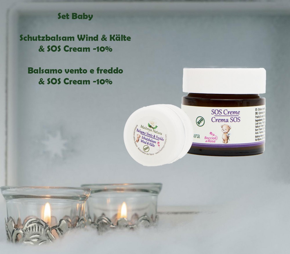 Vendita online: Finestrina 22 - Set Baby Balsamo vento e freddo & SOS Cream