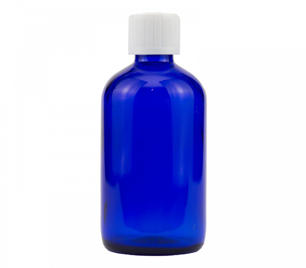 Vendita online: Flacone in vetro blu 100 ml