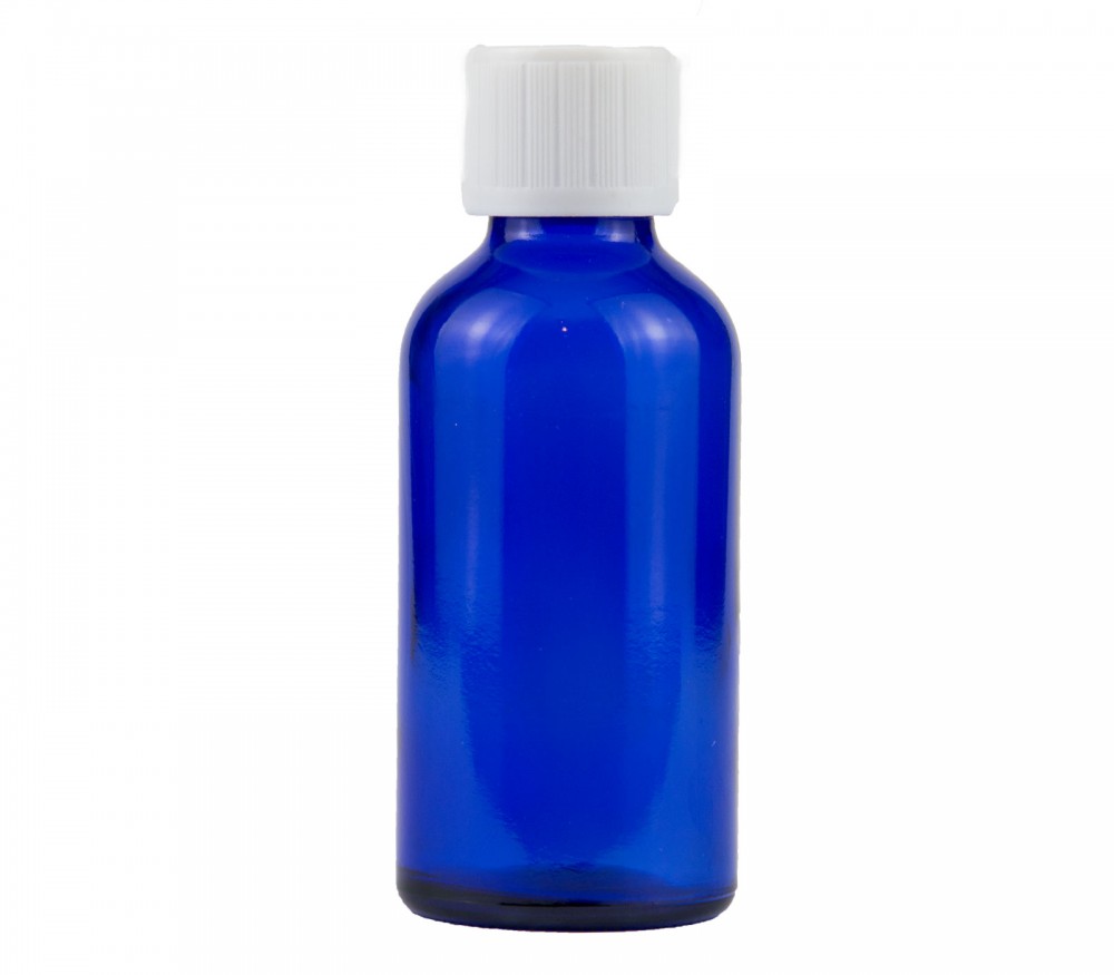 Vendita online: Flacone in vetro blu 50 ml