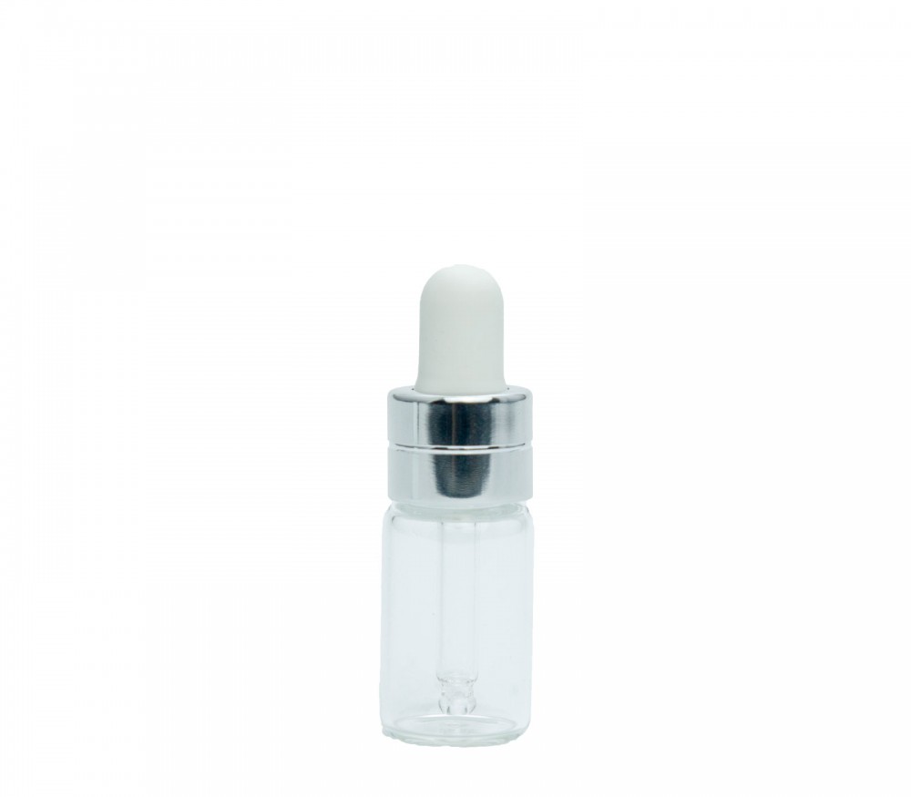 Vendita online: Flacone Siero 3ml con pipetta in argento Vendita online: Flacone Siero 3ml con pipetta in argento