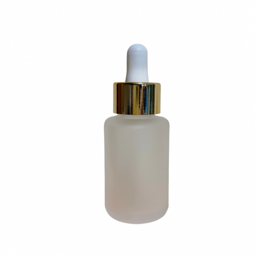 Online kaufen: Serumflasche 30ml mit goldendem Tropfenzähler Online kaufen: Serumflasche 30ml mit goldendem Tropfenzähler