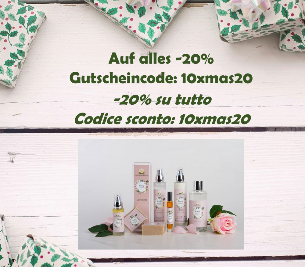 Online kaufen: Tür 10 - Heute auf alles 20% mit Gutscheincode