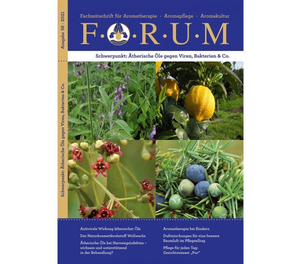 Online kaufen: Fachzeitschrift FORUM Nr. 58 für Aromatherapie Aromapflege Aromakultur