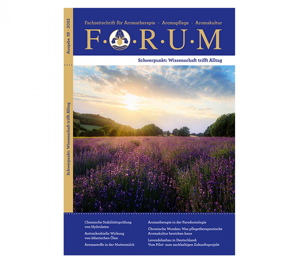Online kaufen: Fachzeitschrift FORUM Nr. 59 für Aromatherapie Aromapflege Aromakultur