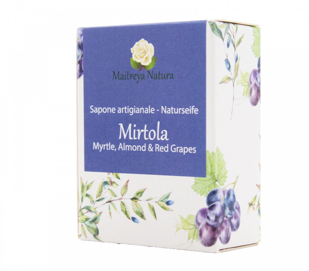 Vendita online: Sapone artigianale MIRTOLA con scatola