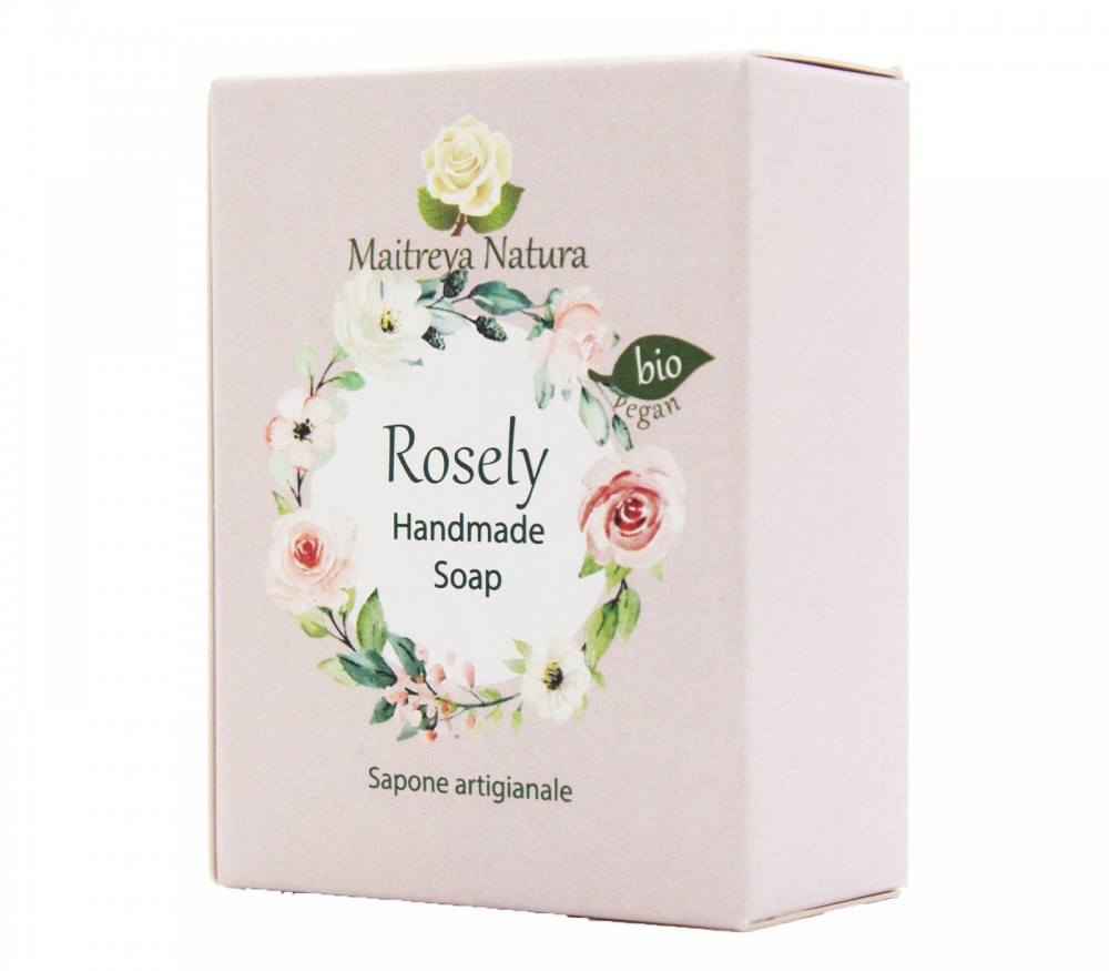 Online kaufen: Naturseife Rosely mit Schachtel